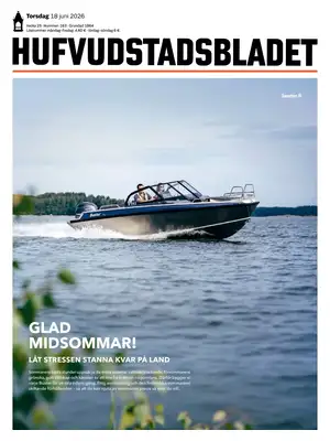 "Hufvudstadsbladet" Front Page