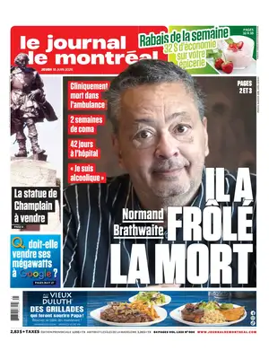 "Le Journal de Montréal" Front Page