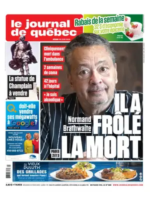 "Le Journal de Québec" Front Page