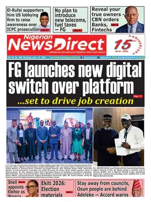 "Nigerian NewsDirect" Front Page