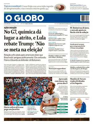 "O Globo" Front Page