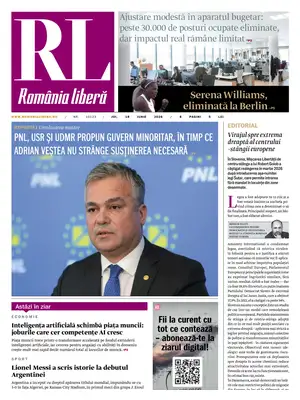 "Romania Libera" Front Page