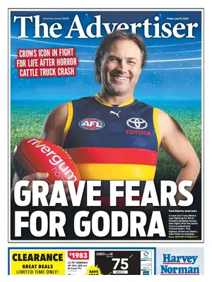 "The Advertiser " Front Page