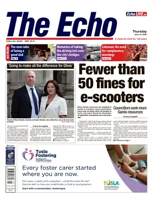"The Echo | Cork" Front Page