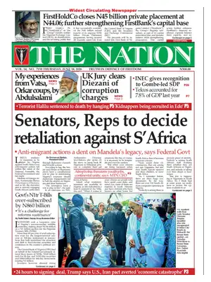 "The Nation (Nigeria)" Front Page