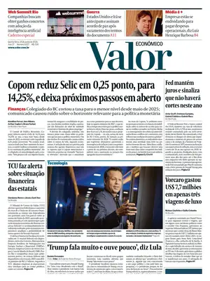"Valor Econômico" Front Page