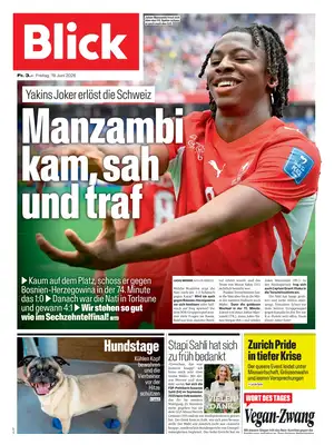"Blick" Front Page