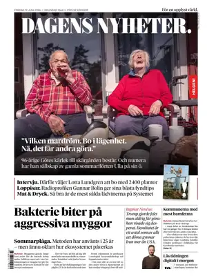 "Dagens Nyheter" Front Page
