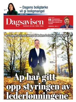 "Dagsavisen" Front Page
