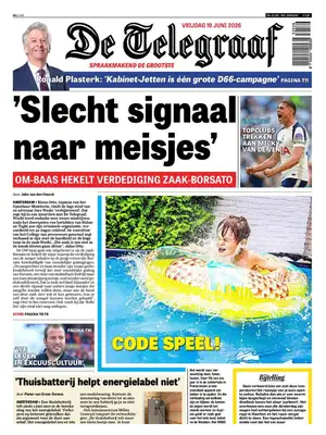 "De Telegraaf" Front Page