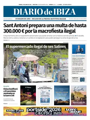 "Diario de Ibiza" Front Page