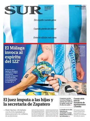 "Diario SUR" Front Page