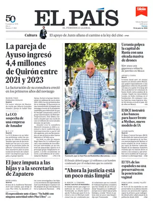 "El País" Front Page