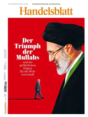 "Handelsblatt" Front Page