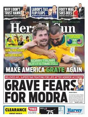 "Herald Sun" Front Page