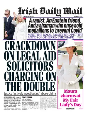 "Irish Daily Mail" Front Page
