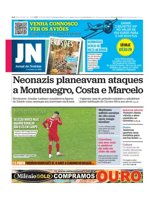 "Jornal de Notícias" Front Page
