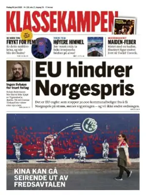 "Klassekampen" Front Page