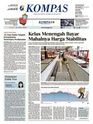 "Kompas" Front Page
