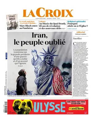 "La Croix" Front Page