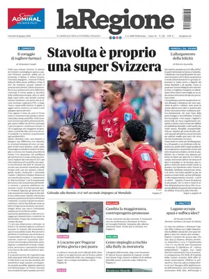 "laRegione" Front Page