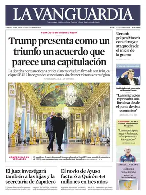 "La Vanguardia" Front Page