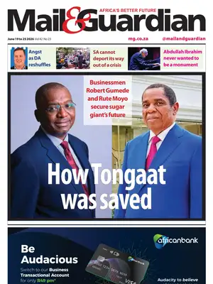 "Mail & Guardian" Front Page