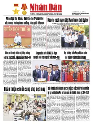 "Nhân Dân" Front Page
