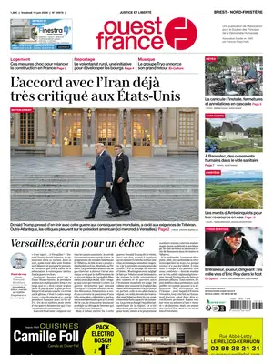 "Ouest France" Front Page
