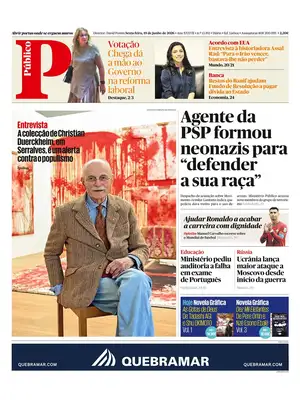 "Público" Front Page