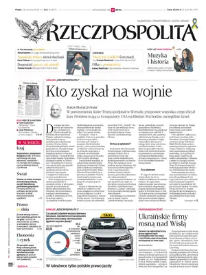 "Rzeczpospolita" Front Page