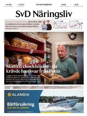 "SvD Näringsliv" Front Page