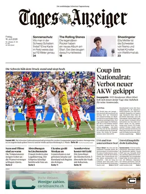 "Tages-Anzeiger | Tagi TA" Front Page