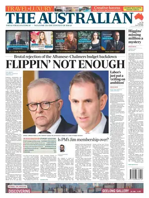 "The Australian" Front Page