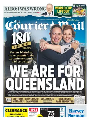 "The Courier-Mail" Front Page