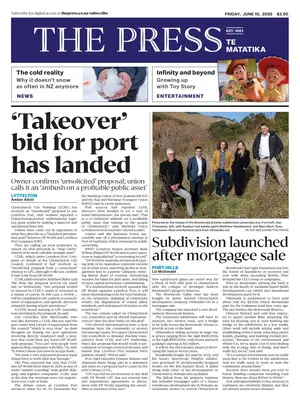 "The Press | NZ" Front Page