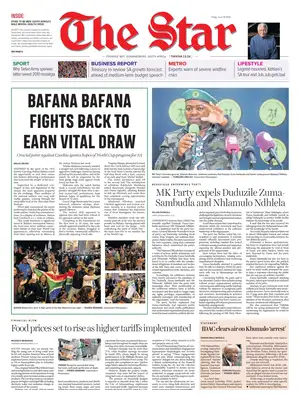 "The Star" Front Page