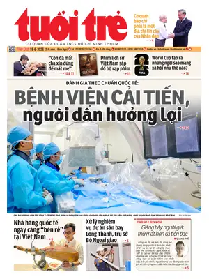 "Tuoi Tre" Front Page