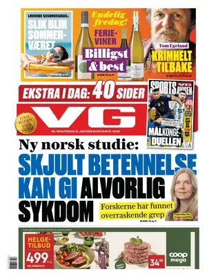 "Verdens Gang | VG" Front Page