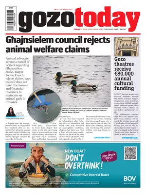 "GozoToday" Front Page