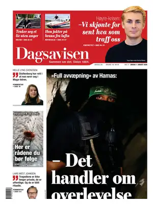 "Dagsavisen" Front Page