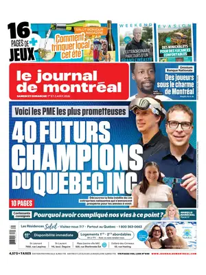 "Le Journal de Montréal" Front Page