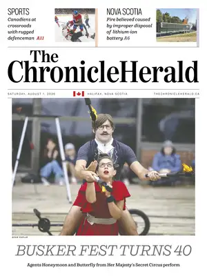"The Chronicle Herald" Front Page