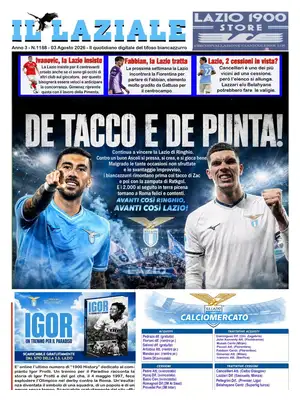 "Il Laziale" Front Page