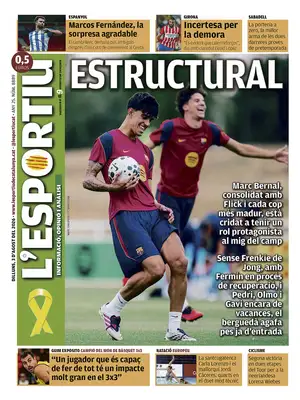 "L'Esportiu" Front Page