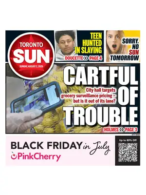 "Toronto Sun" Front Page