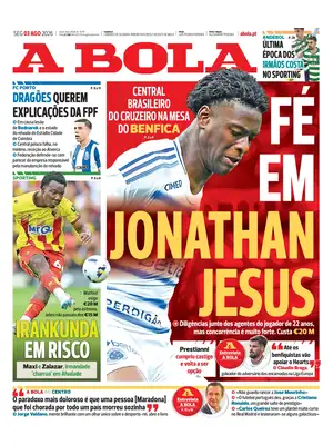 "A Bola" Front Page