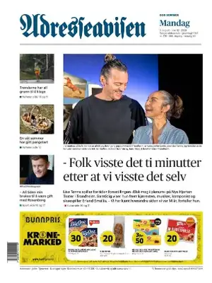"Adresseavisen" Front Page
