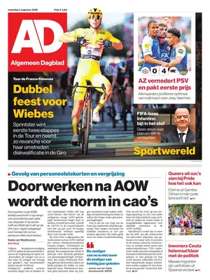 "Algemeen Dagblad | AD" Front Page