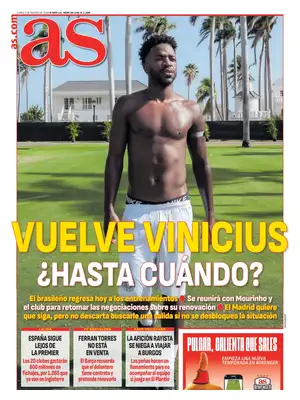 "AS | Madrid" Front Page